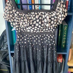 BCBG MaxAzria "Ayanne" off-the-shoulder dress